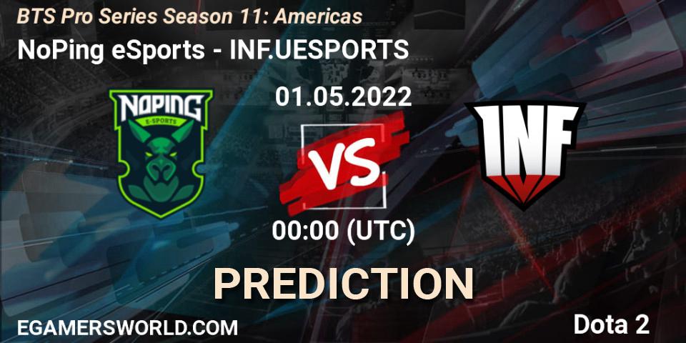 Pronósticos NoPing eSports - INF.UESPORTS. 30.04.2022 at 23:19. BTS Pro Series Season 11: Americas - Dota 2