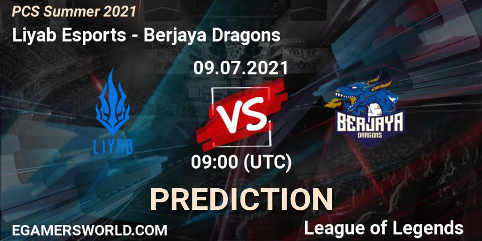 Pronósticos Liyab Esports - Berjaya Dragons. 09.07.2021 at 09:00. PCS Summer 2021 - LoL