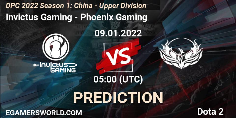Pronósticos Invictus Gaming - Phoenix Gaming. 09.01.2022 at 04:58. DPC 2022 Season 1: China - Upper Division - Dota 2