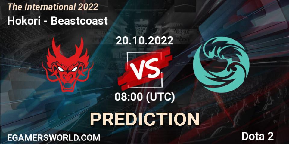 Pronósticos Hokori - Beastcoast. 20.10.2022 at 06:38. The International 2022 - Dota 2