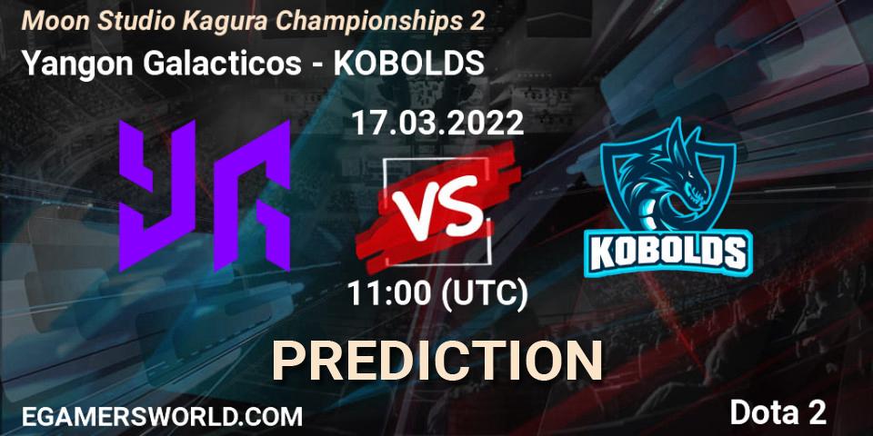 Pronósticos Yangon Galacticos - KOBOLDS. 17.03.2022 at 11:01. Moon Studio Kagura Championships 2 - Dota 2