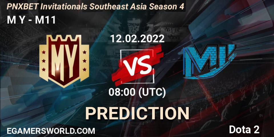 Pronósticos M Y - M11. 12.02.2022 at 08:28. PNXBET Invitationals Southeast Asia Season 4 - Dota 2