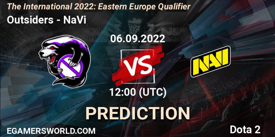 Pronósticos Outsiders - NaVi. 06.09.2022 at 13:06. The International 2022: Eastern Europe Qualifier - Dota 2
