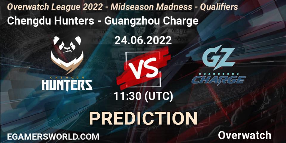 Pronósticos Chengdu Hunters - Guangzhou Charge. 01.07.22. Overwatch League 2022 - Midseason Madness - Qualifiers - Overwatch