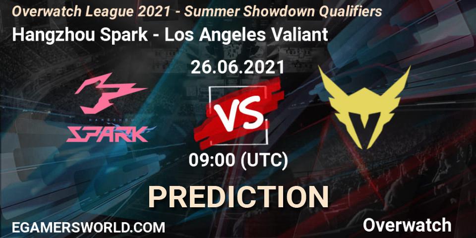Pronósticos Hangzhou Spark - Los Angeles Valiant. 26.06.21. Overwatch League 2021 - Summer Showdown Qualifiers - Overwatch