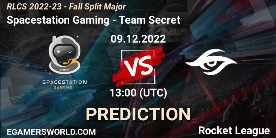 Pronósticos Spacestation Gaming - Team Secret. 09.12.22. RLCS 2022-23 - Fall Split Major - Rocket League