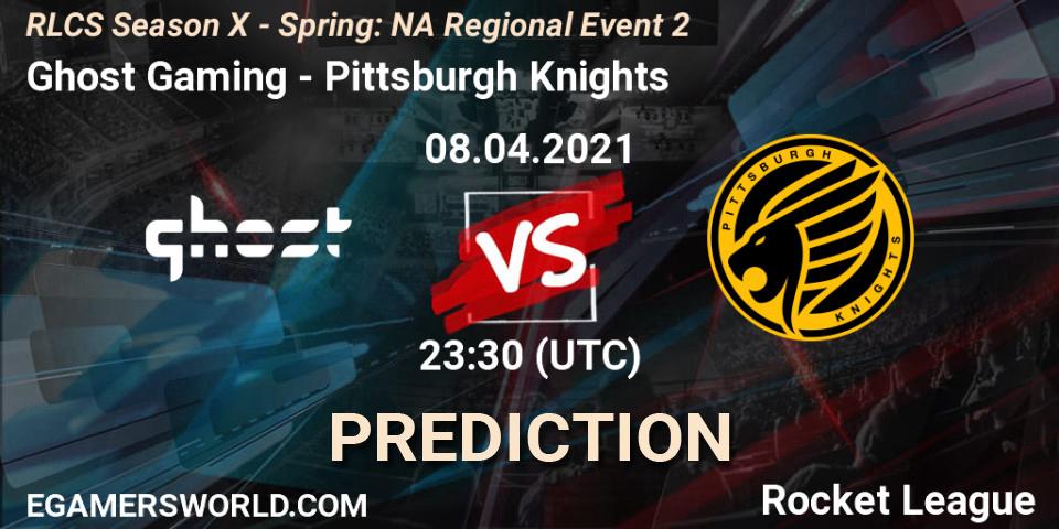 Pronósticos Ghost Gaming - Pittsburgh Knights. 08.04.21. RLCS Season X - Spring: NA Regional Event 2 - Rocket League
