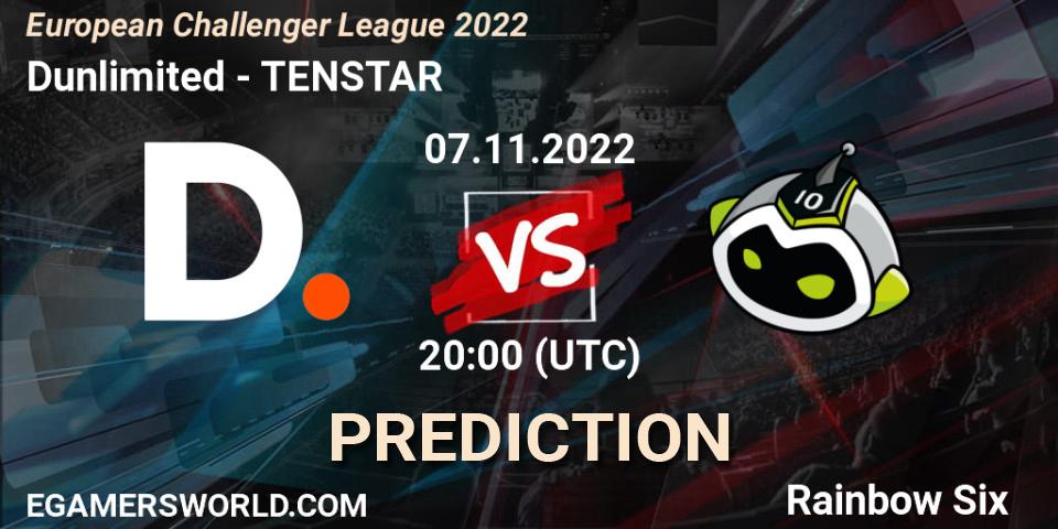 Pronósticos Dunlimited - TENSTAR. 07.11.2022 at 20:00. European Challenger League 2022 - Rainbow Six