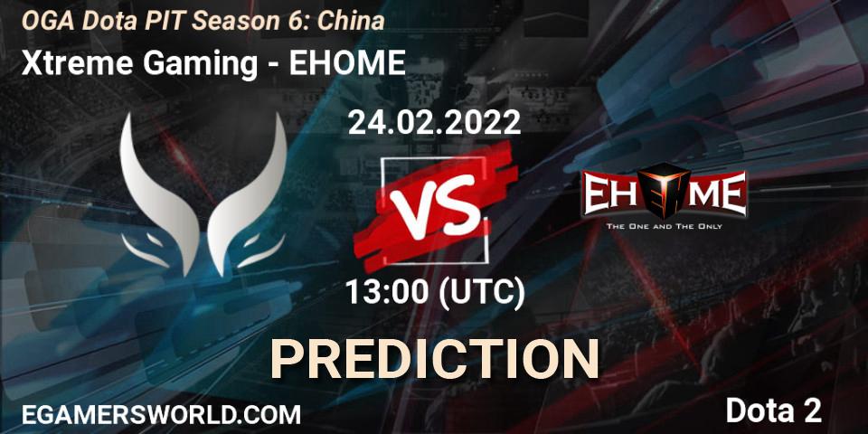 Pronósticos Xtreme Gaming - EHOME. 24.02.2022 at 12:11. OGA Dota PIT Season 6: China - Dota 2