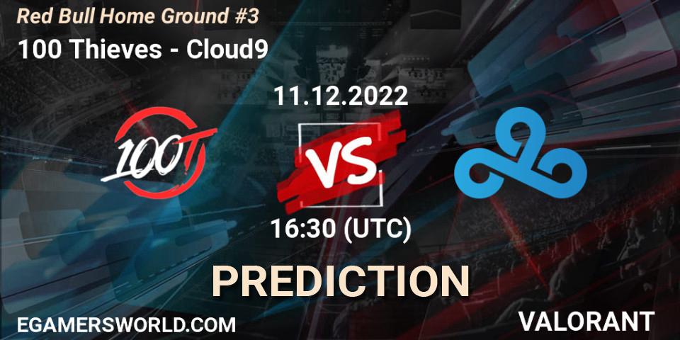 Pronósticos 100 Thieves - Cloud9. 11.12.22. Red Bull Home Ground #3 - VALORANT