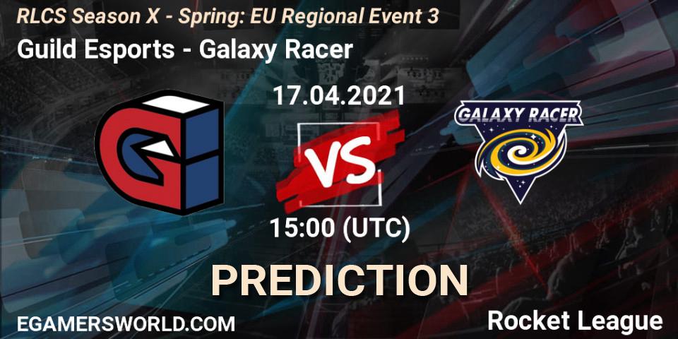 Pronósticos Guild Esports - Galaxy Racer. 17.04.21. RLCS Season X - Spring: EU Regional Event 3 - Rocket League