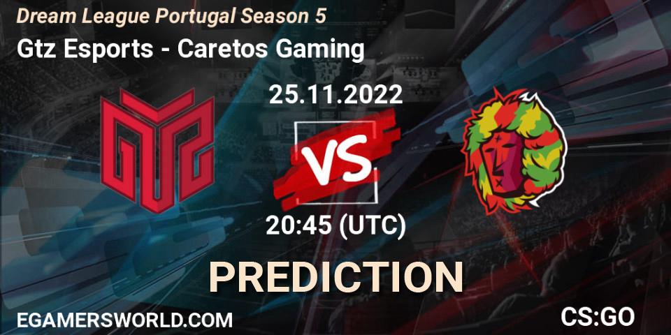 Pronósticos GTZ Bulls Esports - Caretos Gaming. 25.11.2022 at 20:45. Dream League Portugal Season 5 - Counter-Strike (CS2)
