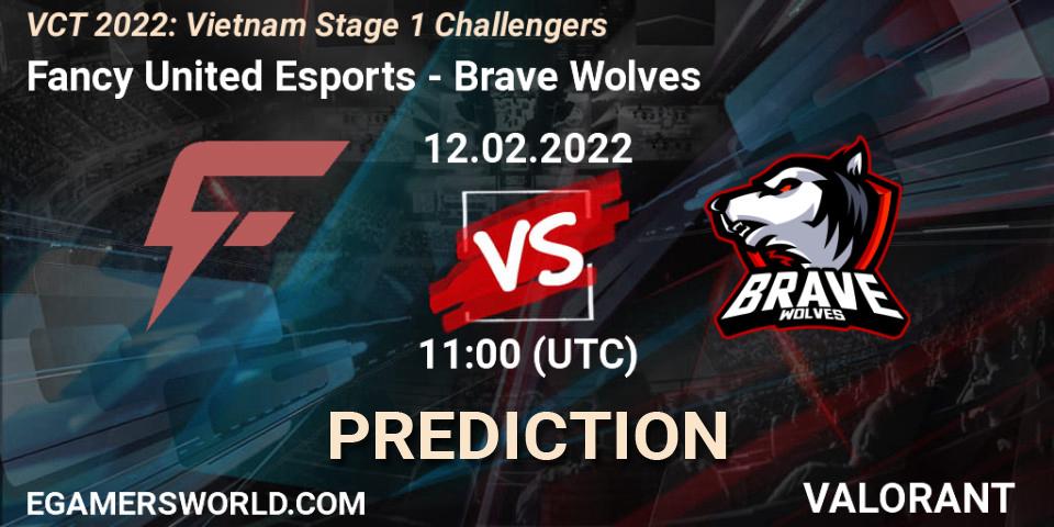 Pronósticos Fancy United Esports - Brave Wolves. 12.02.2022 at 11:00. VCT 2022: Vietnam Stage 1 Challengers - VALORANT