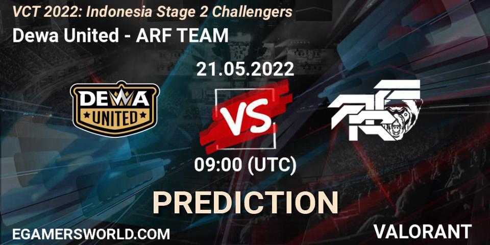 Pronósticos Dewa United - ARF TEAM. 21.05.22. VCT 2022: Indonesia Stage 2 Challengers - VALORANT