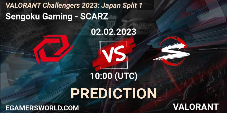 Pronósticos Sengoku Gaming - SCARZ. 02.02.23. VALORANT Challengers 2023: Japan Split 1 - VALORANT