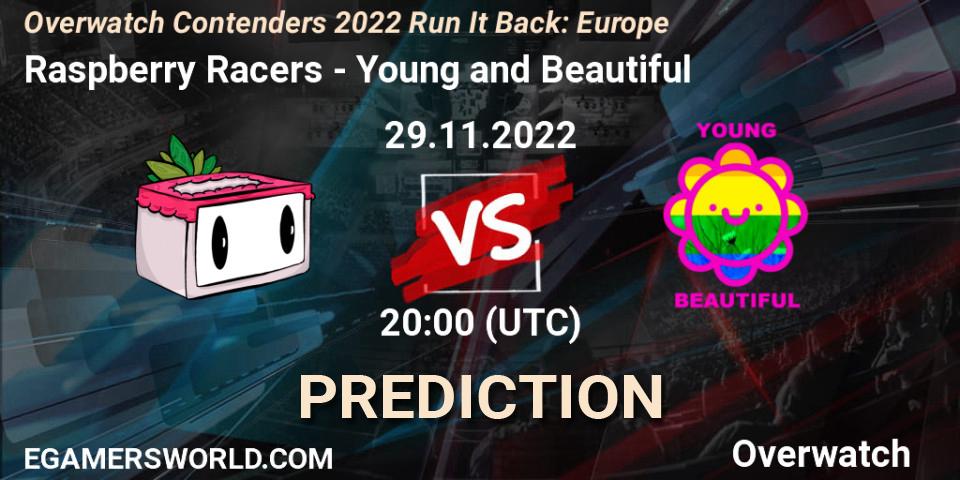 Pronósticos Raspberry Racers - Young and Beautiful. 08.12.22. Overwatch Contenders 2022 Run It Back: Europe - Overwatch