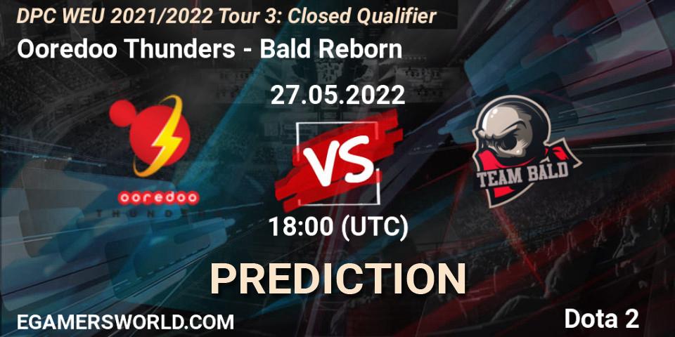 Pronósticos Ooredoo Thunders - Bald Reborn. 27.05.22. DPC WEU 2021/2022 Tour 3: Closed Qualifier - Dota 2