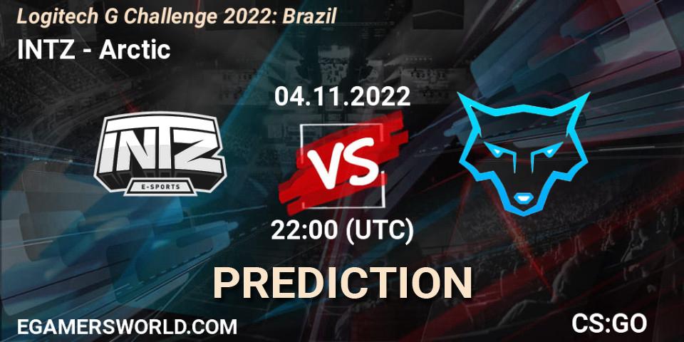 Pronósticos INTZ - Arctic. 04.11.22. Logitech G Challenge 2022: Brazil - CS2 (CS:GO)