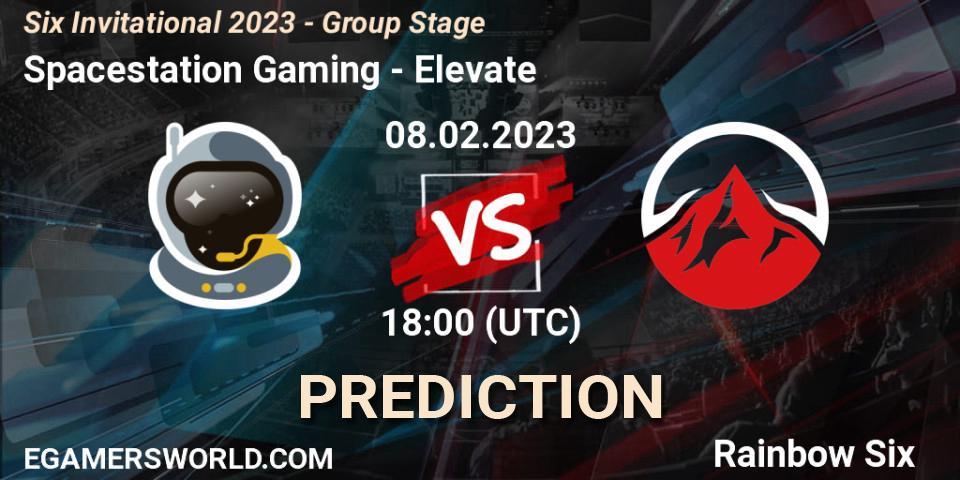 Pronósticos Spacestation Gaming - Elevate. 08.02.23. Six Invitational 2023 - Group Stage - Rainbow Six