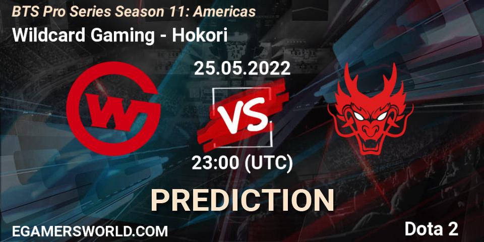 Pronósticos Wildcard Gaming - Hokori. 25.05.2022 at 22:48. BTS Pro Series Season 11: Americas - Dota 2