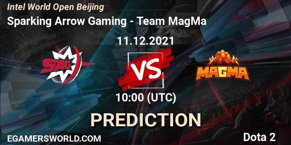 Pronósticos Sparking Arrow Gaming - Team MagMa. 11.12.2021 at 09:31. Intel World Open Beijing: Closed Qualifier - Dota 2