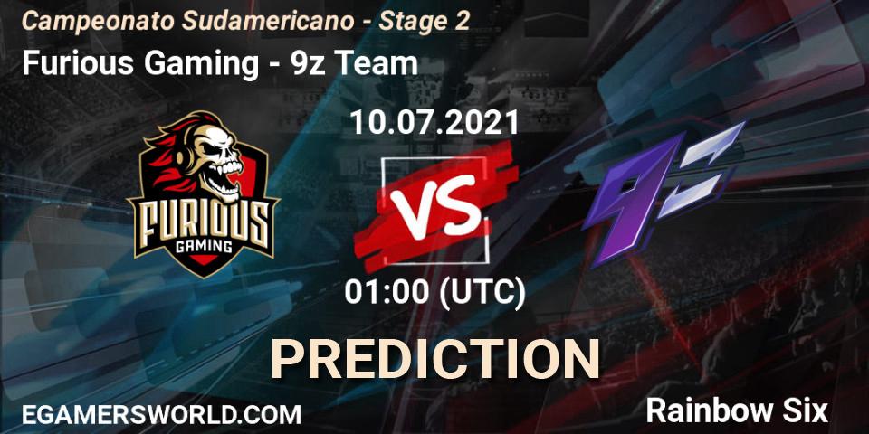 Pronósticos Furious Gaming - 9z Team. 10.07.2021 at 01:15. Campeonato Sudamericano - Stage 2 - Rainbow Six