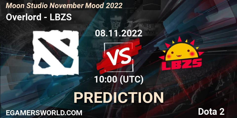 Pronósticos Overlord - LBZS. 08.11.2022 at 10:26. Moon Studio November Mood 2022 - Dota 2