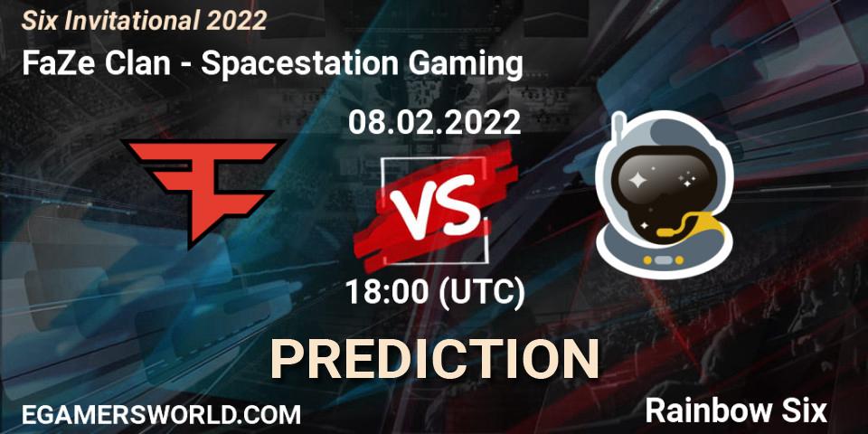 Pronósticos FaZe Clan - Spacestation Gaming. 08.02.22. Six Invitational 2022 - Rainbow Six