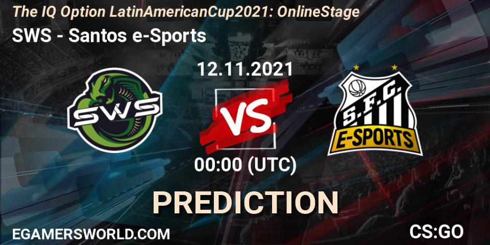 Pronósticos SWS - Santos e-Sports. 12.11.21. The IQ Option Latin American Cup 2021: Online Stage - CS2 (CS:GO)