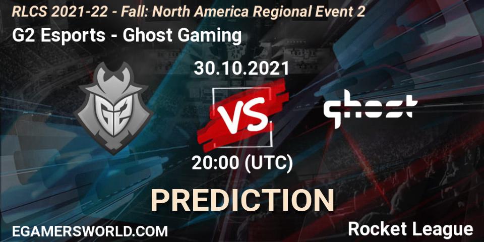 Pronósticos G2 Esports - Ghost Gaming. 30.10.21. RLCS 2021-22 - Fall: North America Regional Event 2 - Rocket League