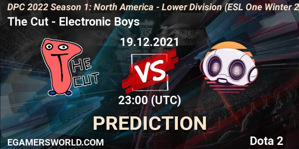 Pronósticos The Cut - Electronic Boys. 19.12.21. DPC 2022 Season 1: North America - Lower Division (ESL One Winter 2021) - Dota 2