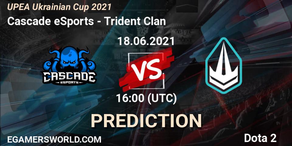 Pronósticos Cascade eSports - Trident Clan. 18.06.21. UPEA Ukrainian Cup 2021 - Dota 2