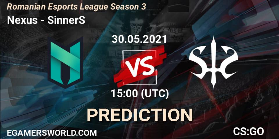 Pronósticos Nexus - SinnerS. 30.05.21. Romanian Esports League Season 3 - CS2 (CS:GO)