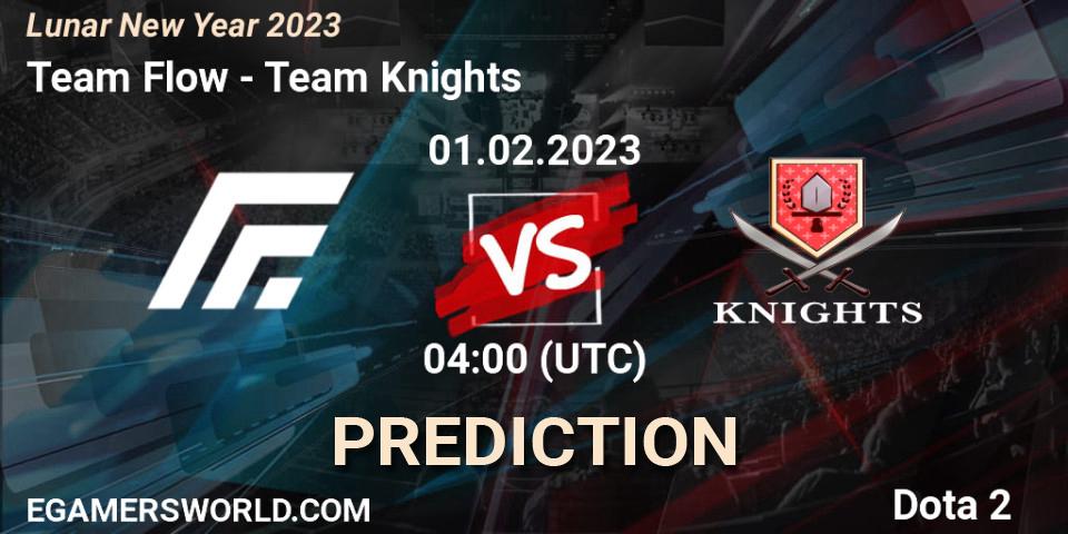 Pronósticos Team Flow - Team Knights. 01.02.23. Lunar New Year 2023 - Dota 2