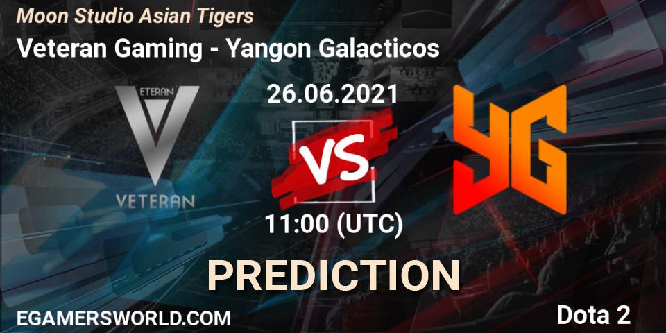 Pronósticos Veteran Gaming - Yangon Galacticos. 26.06.21. Moon Studio Asian Tigers - Dota 2