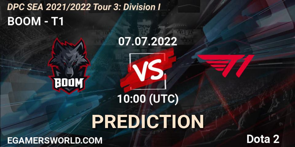 Pronósticos BOOM - T1. 07.07.22. DPC SEA 2021/2022 Tour 3: Division I - Dota 2