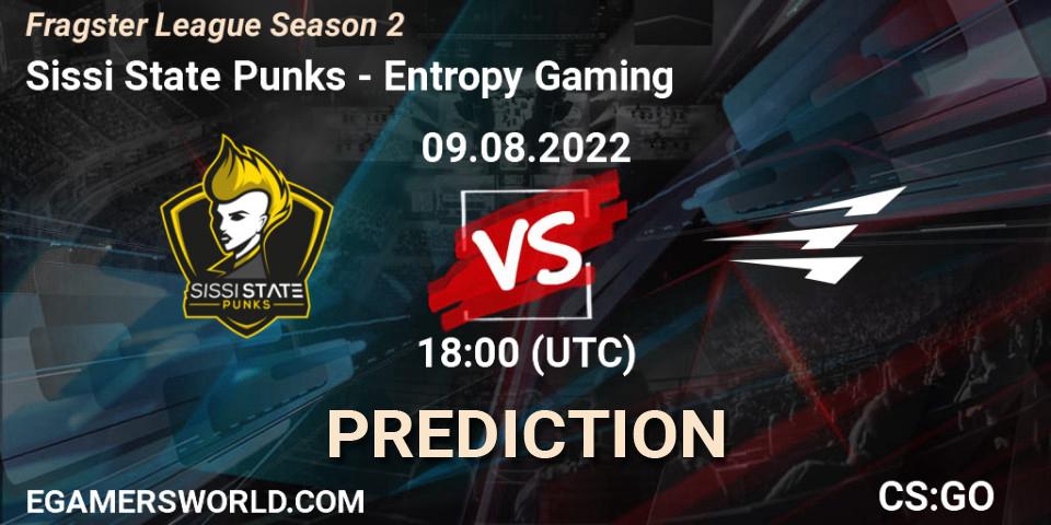 Pronósticos Sissi State Punks - Entropy Gaming. 09.08.2022 at 18:00. Fragster League Season 2 - Counter-Strike (CS2)