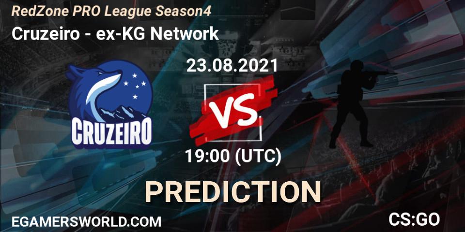 Pronósticos Cruzeiro - ex-KG Network. 23.08.2021 at 19:00. RedZone PRO League Season 4 - Counter-Strike (CS2)