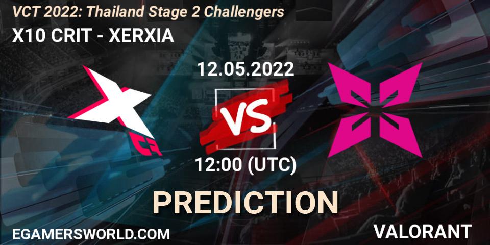 Pronósticos X10 CRIT - XERXIA. 12.05.2022 at 11:10. VCT 2022: Thailand Stage 2 Challengers - VALORANT