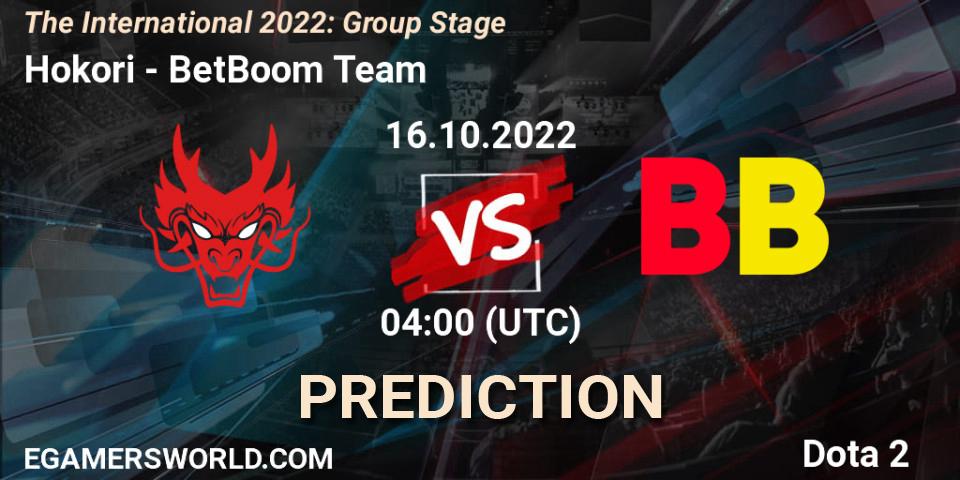 Pronósticos Hokori - BetBoom Team. 16.10.2022 at 04:18. The International 2022: Group Stage - Dota 2