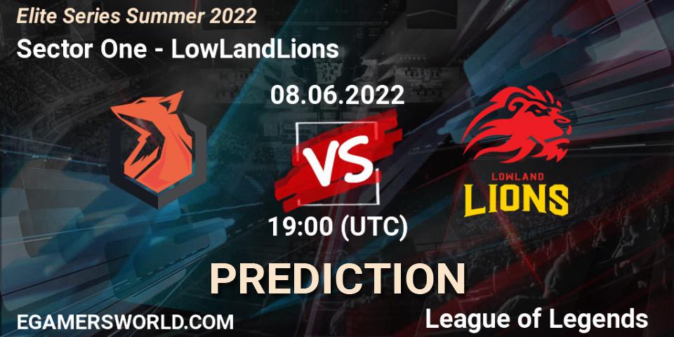 Pronósticos Sector One - LowLandLions. 08.06.22. Elite Series Summer 2022 - LoL