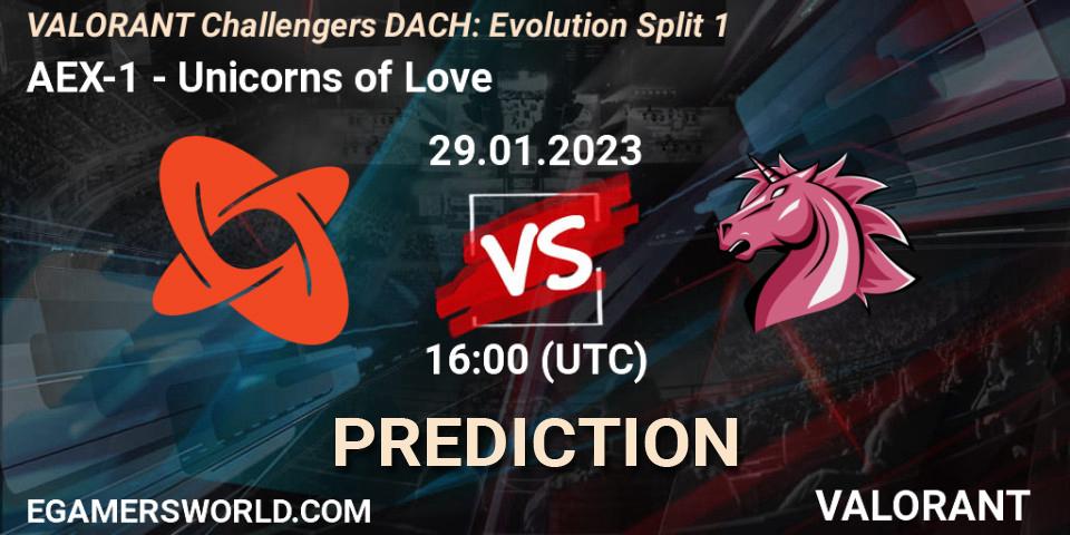 Pronósticos AEX-1 - Unicorns of Love. 29.01.23. VALORANT Challengers 2023 DACH: Evolution Split 1 - VALORANT