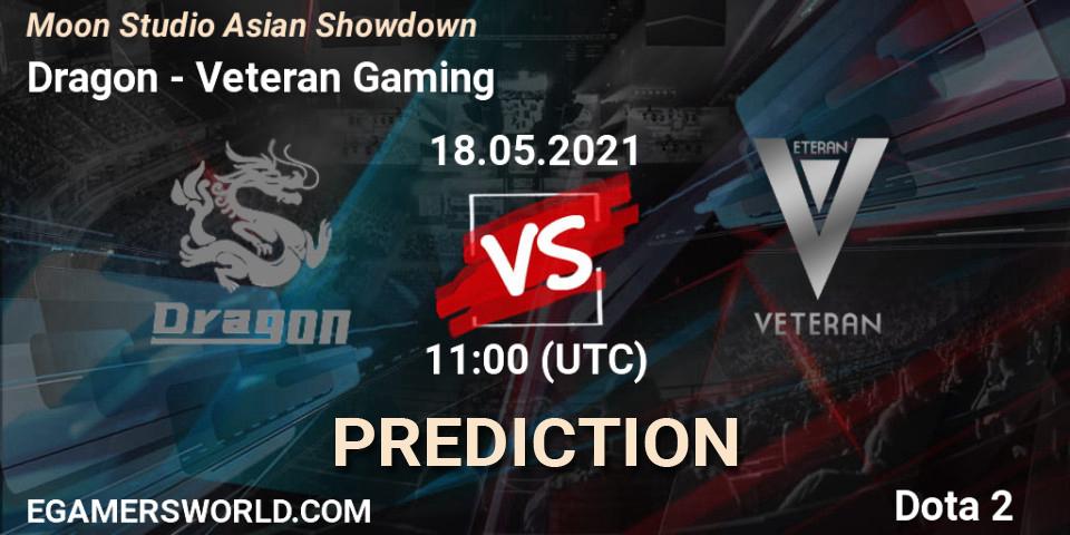 Pronósticos Dragon - Veteran Gaming. 18.05.2021 at 11:05. Moon Studio Asian Showdown - Dota 2