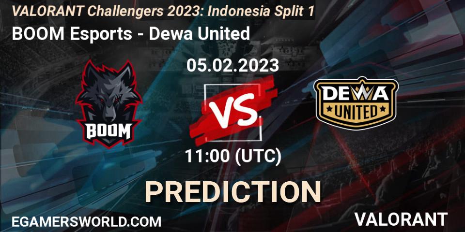 Pronósticos BOOM Esports - Dewa United. 10.02.23. VALORANT Challengers 2023: Indonesia Split 1 - VALORANT