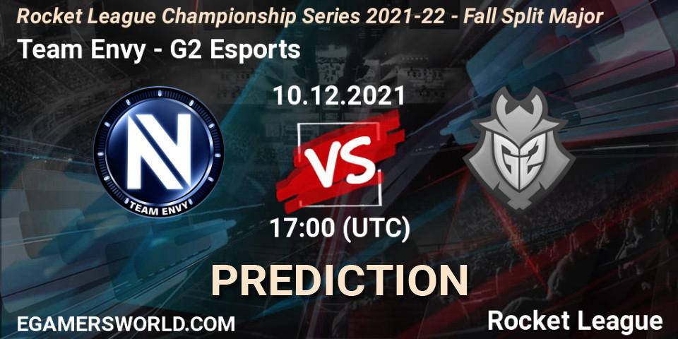 Pronósticos Team Envy - G2 Esports. 10.12.21. RLCS 2021-22 - Fall Split Major - Rocket League