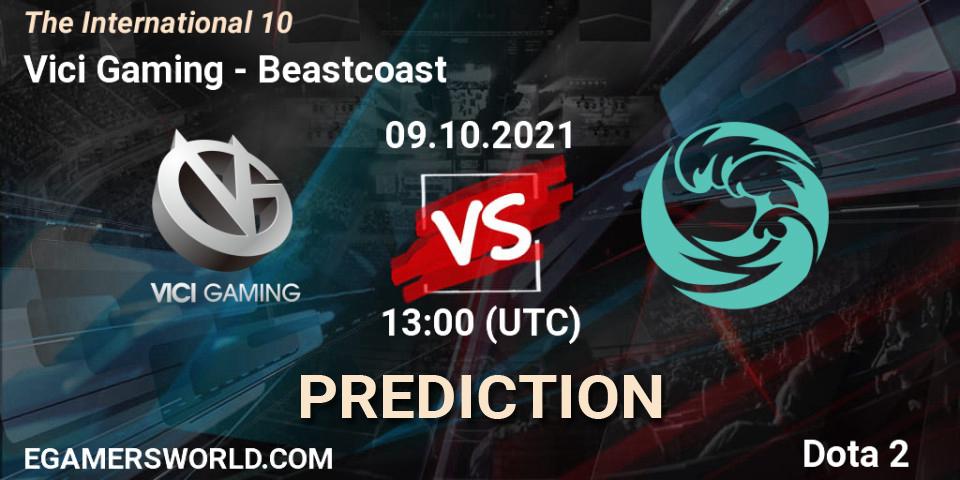 Pronósticos Vici Gaming - Beastcoast. 09.10.21. The Internationa 2021 - Dota 2