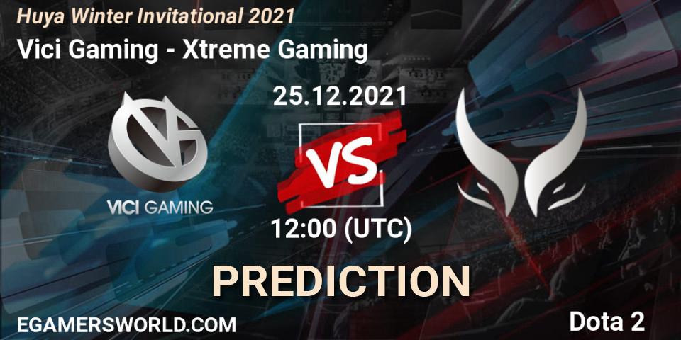 Pronósticos Vici Gaming - Xtreme Gaming. 25.12.21. Huya Winter Invitational 2021 - Dota 2