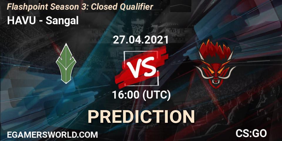 Pronósticos HAVU - Sangal. 27.04.21. Flashpoint Season 3: Closed Qualifier - CS2 (CS:GO)