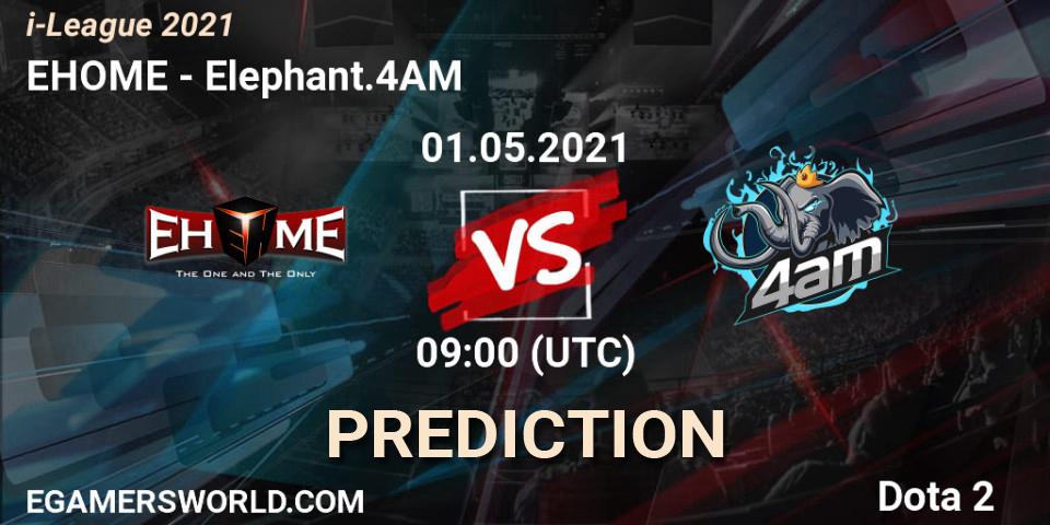 Pronósticos EHOME - Elephant.4AM. 01.05.2021 at 09:14. i-League 2021 Season 1 - Dota 2