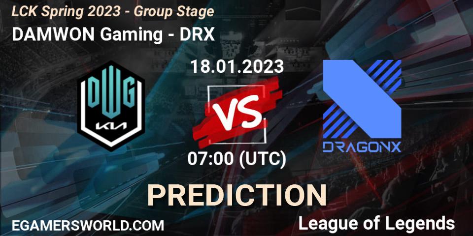Pronósticos Dplus - DRX. 18.01.2023 at 08:00. LCK Spring 2023 - Group Stage - LoL